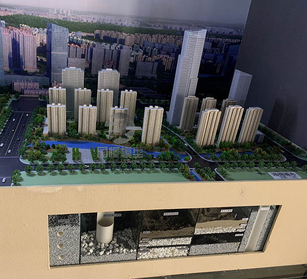 北京西城区建筑模型