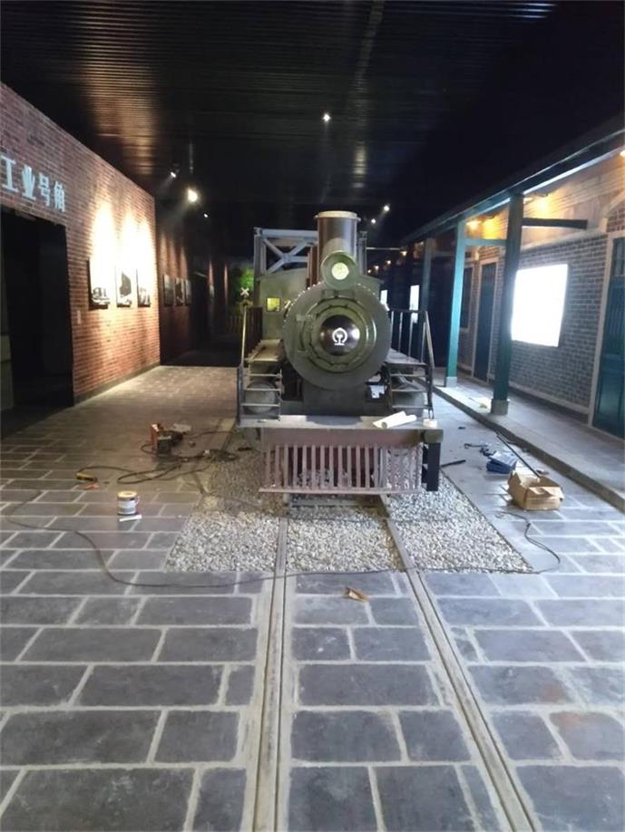 北京西城区蒸汽火车模型